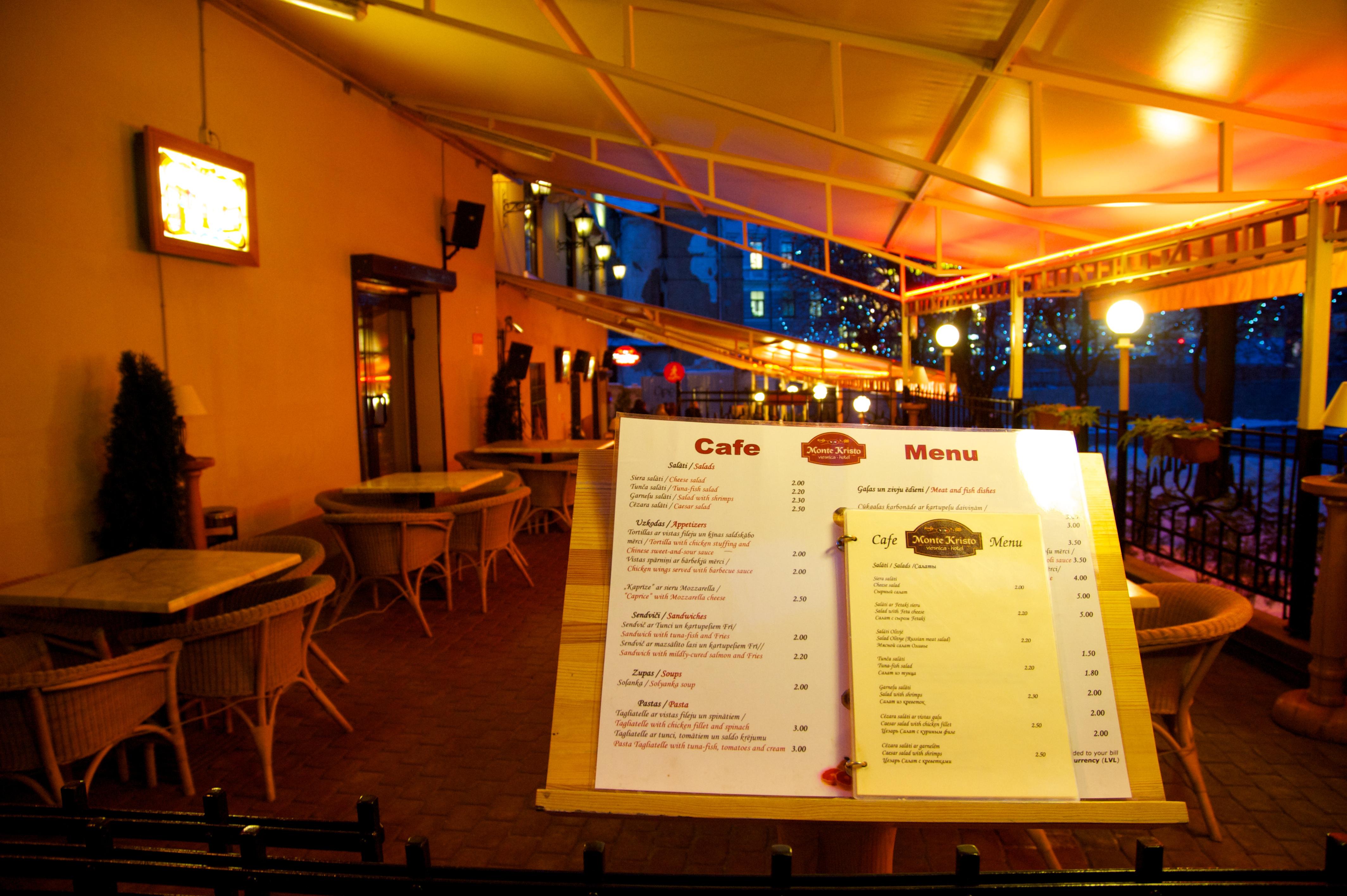 บูทิก โฮเต็ล มอนเต คริสโต Hotel รีกา ร้านอาหาร รูปภาพ